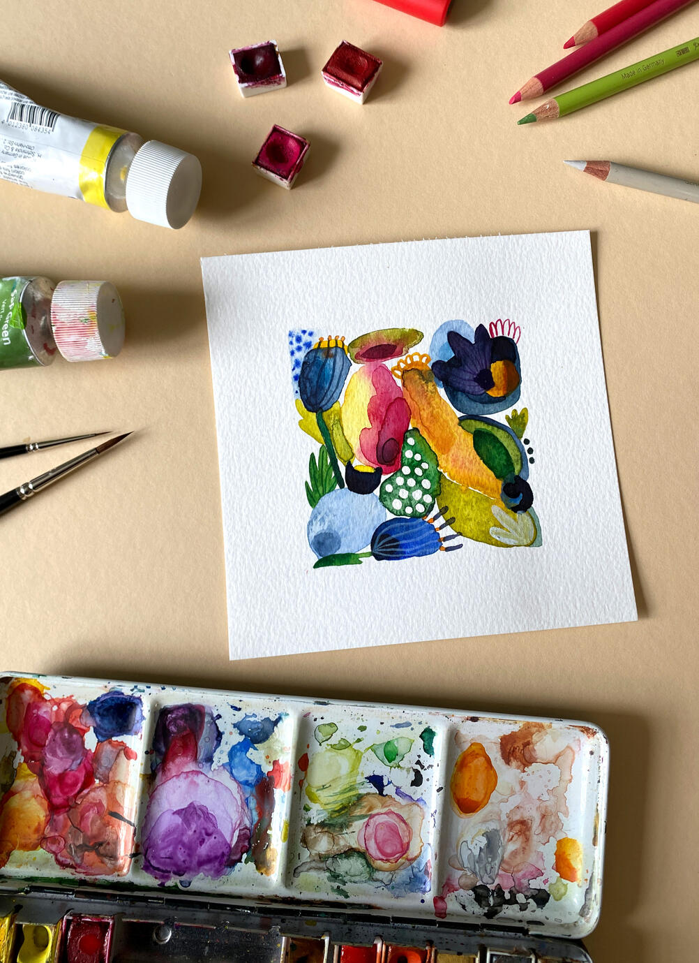Abstract Watercolors